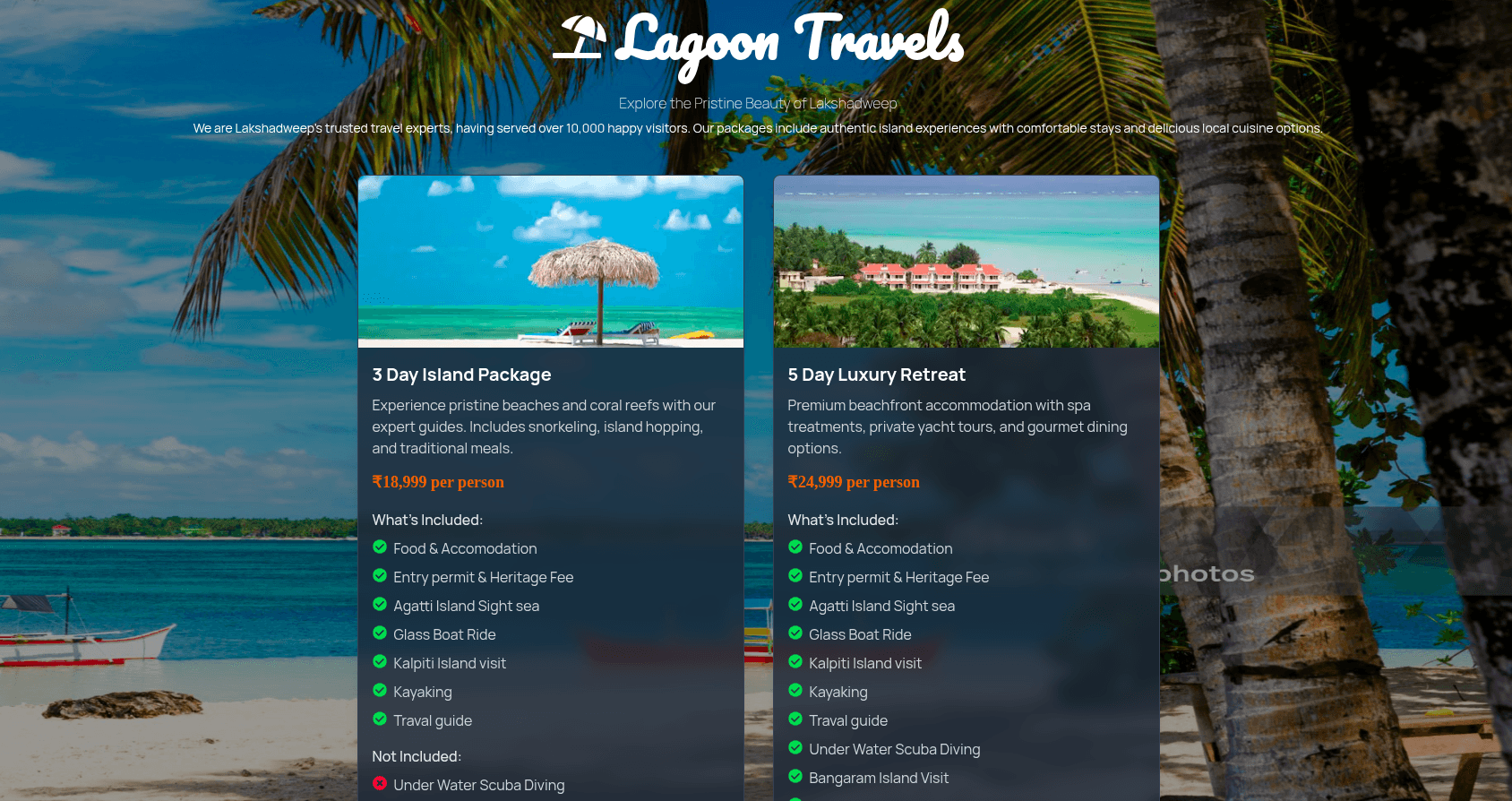 Full Stack Developer | Lagoon Travels | 2024