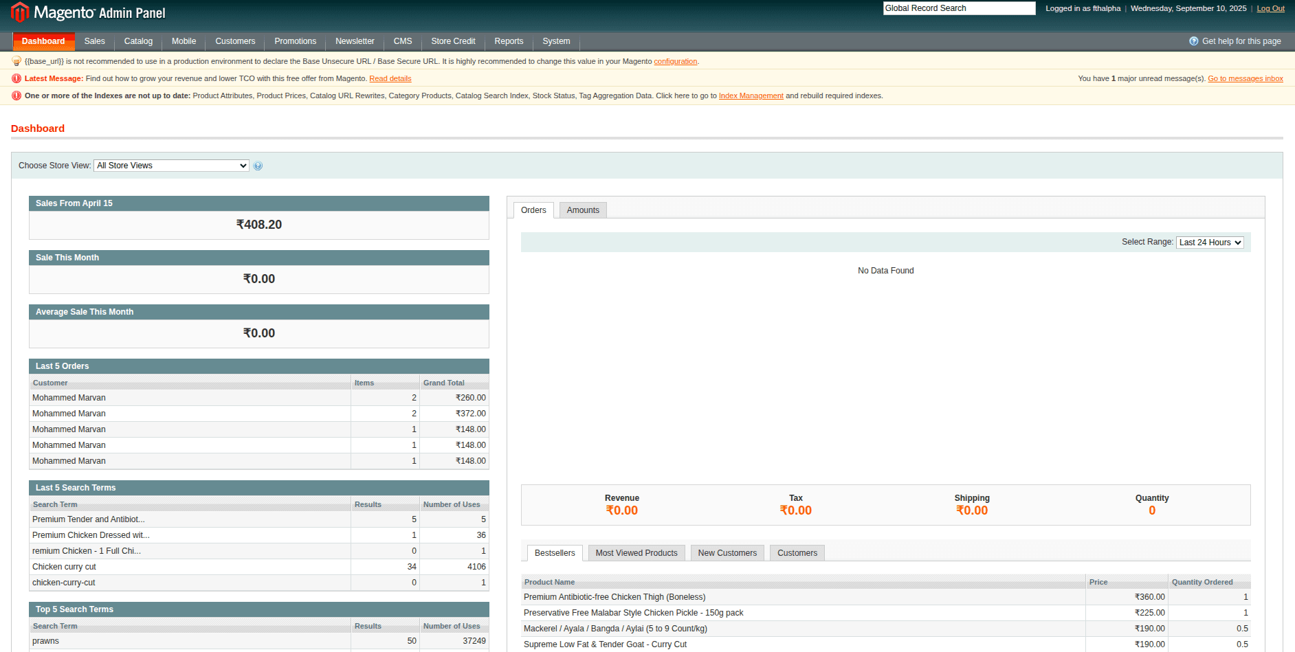 Software Developer | Magento | 2019 – 2020
